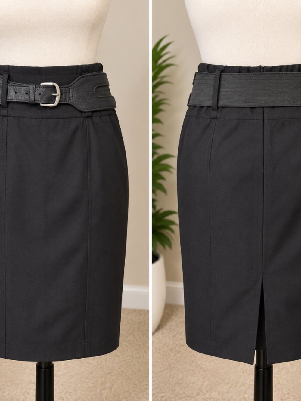 3 Women’s Black Skirts Size 10 – Kasper, Maurices, Grace Elements Workwear